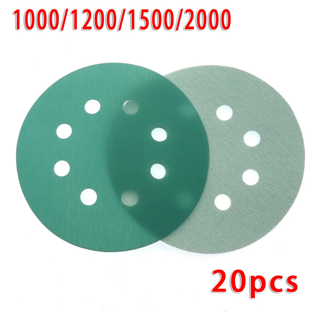 Made Of High Quality Material 5Inch 8 Hole Sandpaper 125mm Sanding Paper Wet&Dry Grinding Wheel Woodwork Tool