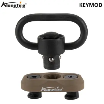 

Alonefire M610 Tactical hunting Push Button 1.25" QD Sling Swivel Mount for Keymod Adaptor