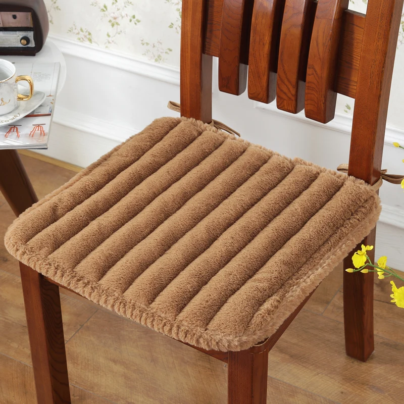 Утолщенные подушки искусственной кожи пушистая подушка для офисного сиденья