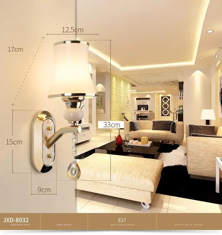 Бра Лампа Candeeiro Luminaria Parede аппликация Murale светильник Wandlamp Кристалл Lampara De Pared интерьер настенный светильник для спальни