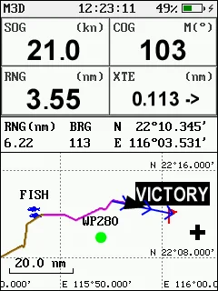 GP-280 Portable GPS receiver for outdoor explorations / GPS handset for boats  /GPS  Pocket Terminal  for vehicles