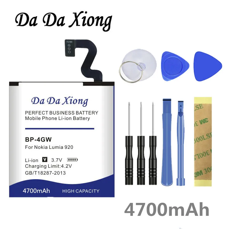 Dadaxiong 4700Mah Bp-4Gw Batteria Del Telefono Agli Ioni Di Litio Per Nokia Lumia 920 920T