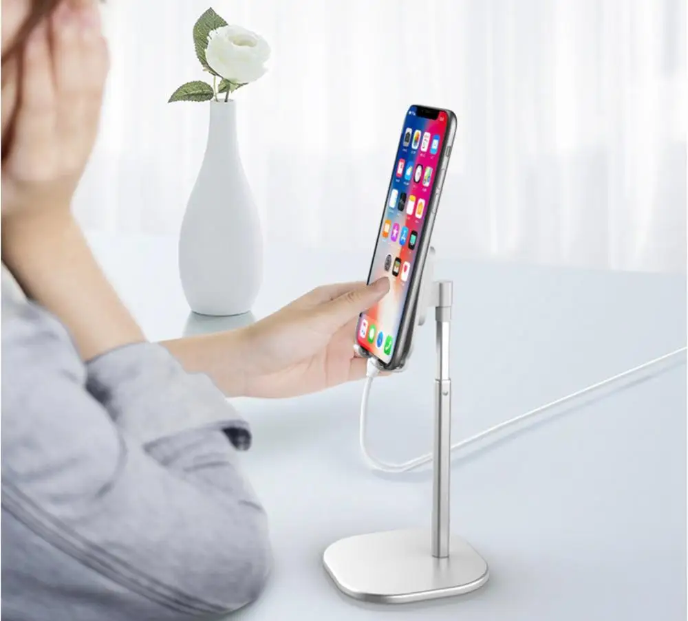 Держатель подставки для мобильного телефона для iPhone iPad Air смартфон металлический Настольный держатель для телефона Xiaomi huawei планшет