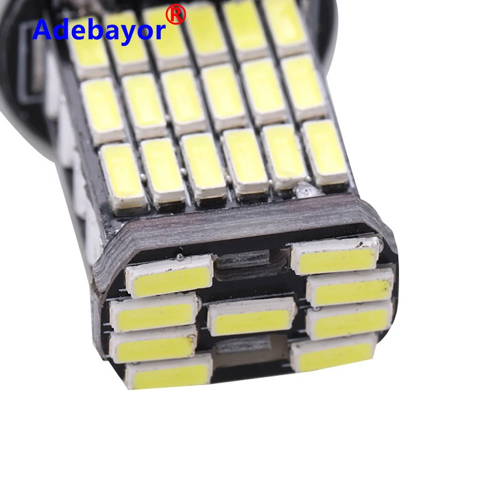 50pcs 1156 P21w Ba15s 4014 Led 45 Smd Canbus   ڵ   극ũ Ʈ ڵ    Dc12v, ڵ Ĺ̵ 극ũ