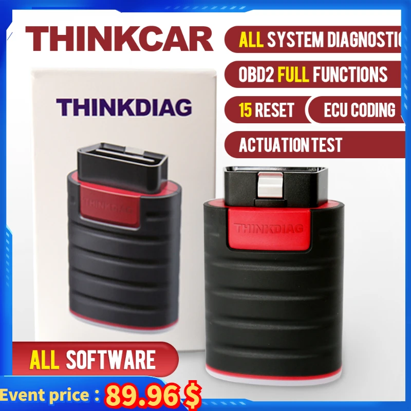 Thinkcar 2021 ThinkDiag полный OBD2 все системы диагностический инструмент считыватель кода