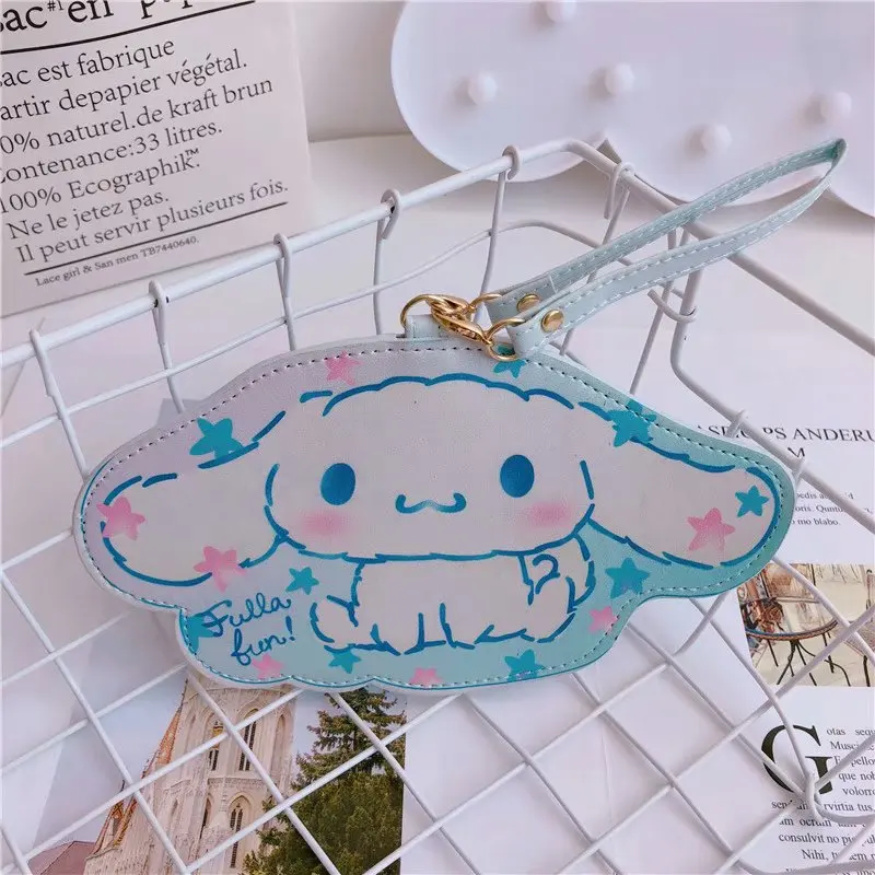 Мода Cinnamoroll Melody аниме плюшевый держатель для карт PU мультфильм Кредитные ID Сумки монета автобус карта кошелек девушки подарки на день рождения Новинка