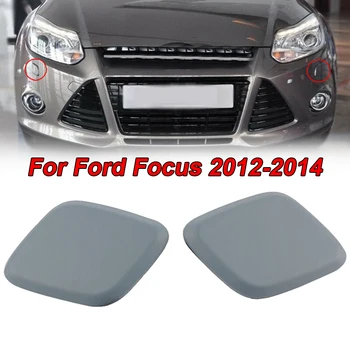 

Trim Bumper headlight cover Washer jet For Ford Focus 2012-2014 1 pair