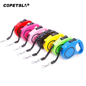 

Copetsla 1Pcs Dog Leash Automatic Retractable 7 Colors Dog Lead Extending Puppy Walking Running Leads For Small Medium Dogs