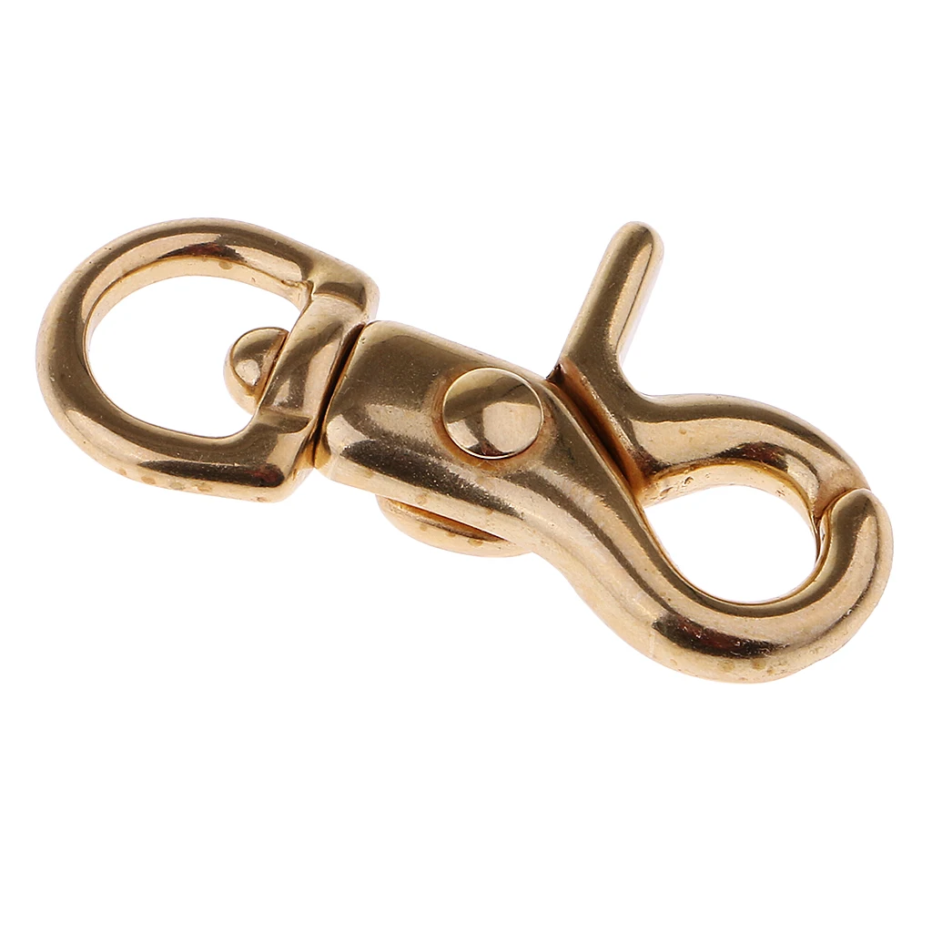 Metal Brass Swivel Lobster Clasp Snap Hook Keychain Key Ring straps for Handbag Jewellery Findings