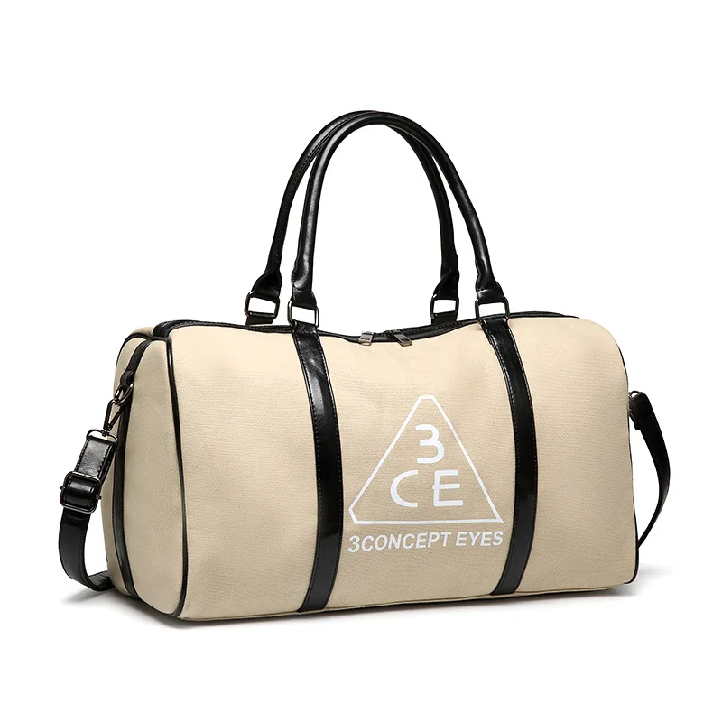 Холщовая дорожная сумка Modoker спортивная для мужчин и женщин большой чемодан на