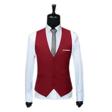 Мужской костюм жилет весенний английский корейский стиль Тонкий женский повседневный деловой костюм жилет