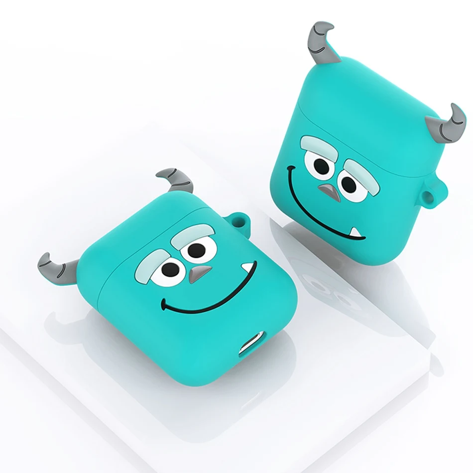 18J 3D милый чехол для наушников для Airpods, мягкий силиконовый чехол для наушников с цыпленком и яйцом, защитный чехол для Apple Airpods 1 2 для Earpods, чехол - Цвет: 18J