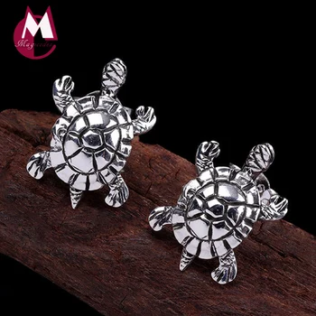 

Women Stud Earring 100% Real 925 Sterling Silver Fashion Cute turtle Earring Jewelry joyas de plata 925 orecchini argento 925 E1