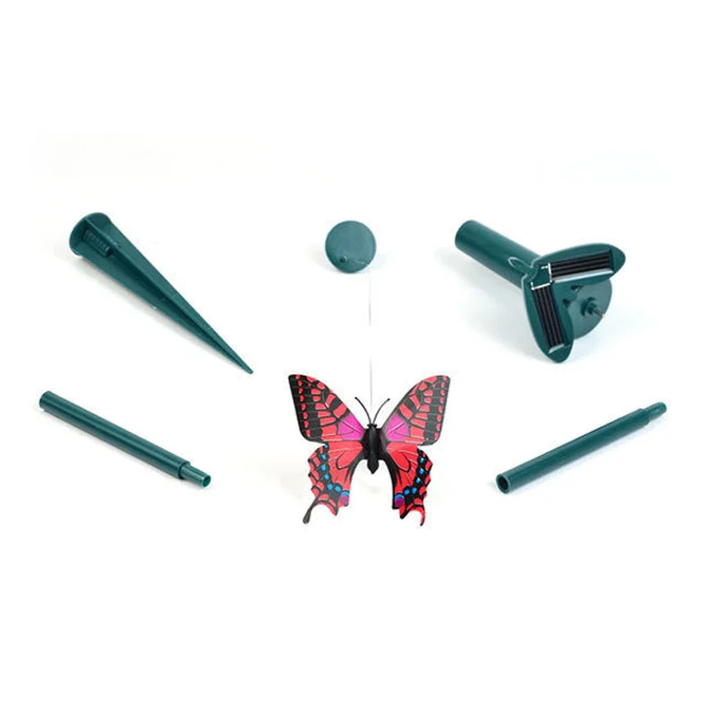 

Solar power Home Fluttering butterfly Garden Patio Lawn Light Flowerpot Ornament