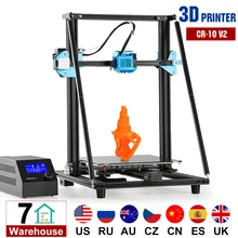 CR-10 v2 impressora 3d diy kit 300*300*400mm tamanho de impressão com tmc2208 ultra-mudo driver suporte power currículo/bl-touch