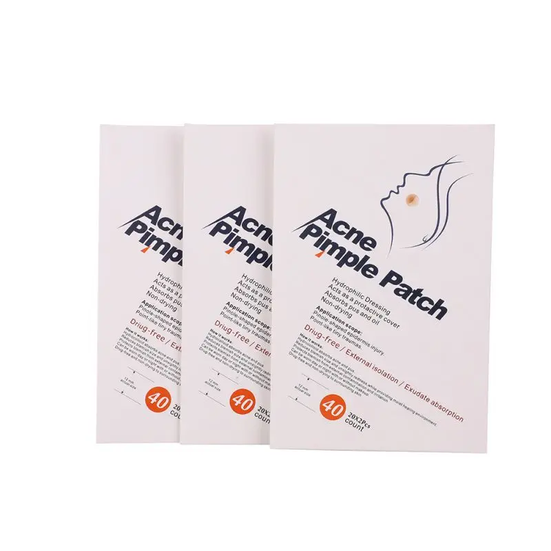 40 шт. прыщи для удаления прыщей лечение пятна акне крем для удаления шрамов наклейка для удаления черных точек Патчи от акне