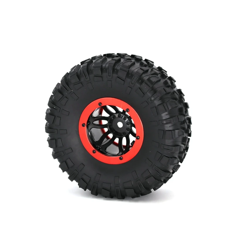 4 шт. Надувные шины для радиоуправляемых автомобилей 2,2 дюймов колесные диски для 1:10 RC Rock Crawler Axial SCX10 AX10 D90 TRX-4 RC4WD