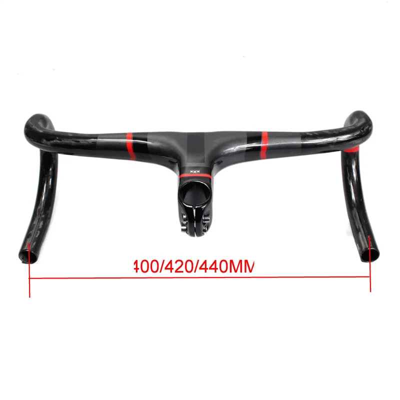 

Sporting Handlebar Supply Carbon fiber Integrated Bicycle bike Drop Bar