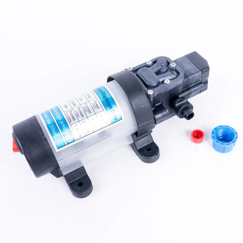 DC 24V 80W 5.5L//MIN Diaphragm Self Priming Water Pump with Automatic Pressure Switch Electric Diaphragm Pump