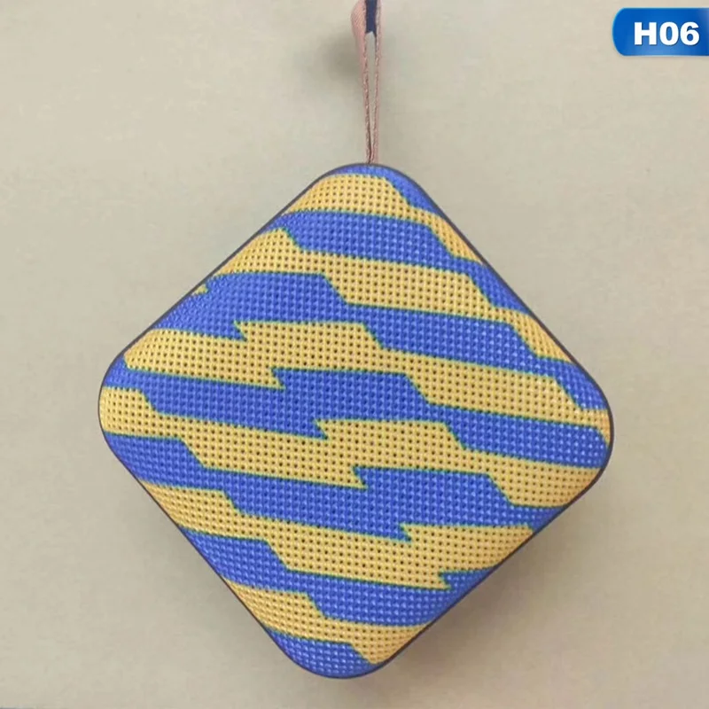 1 шт. Высокое качество портативный Bluetooth динамик мини беспроводной громкий динамик стерео музыка объемный открытый динамик - Цвет: H06