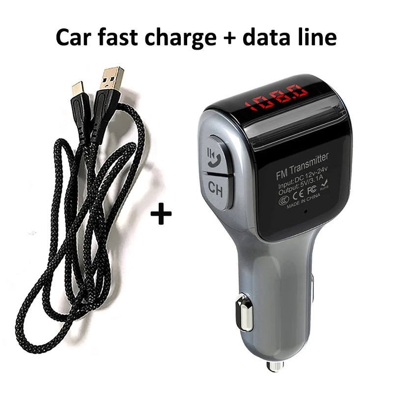 

universal ce rohs 5v/2a call hand free Charger car card reader usb quick 4.0 charging phone portatil fast charge type c 3.0