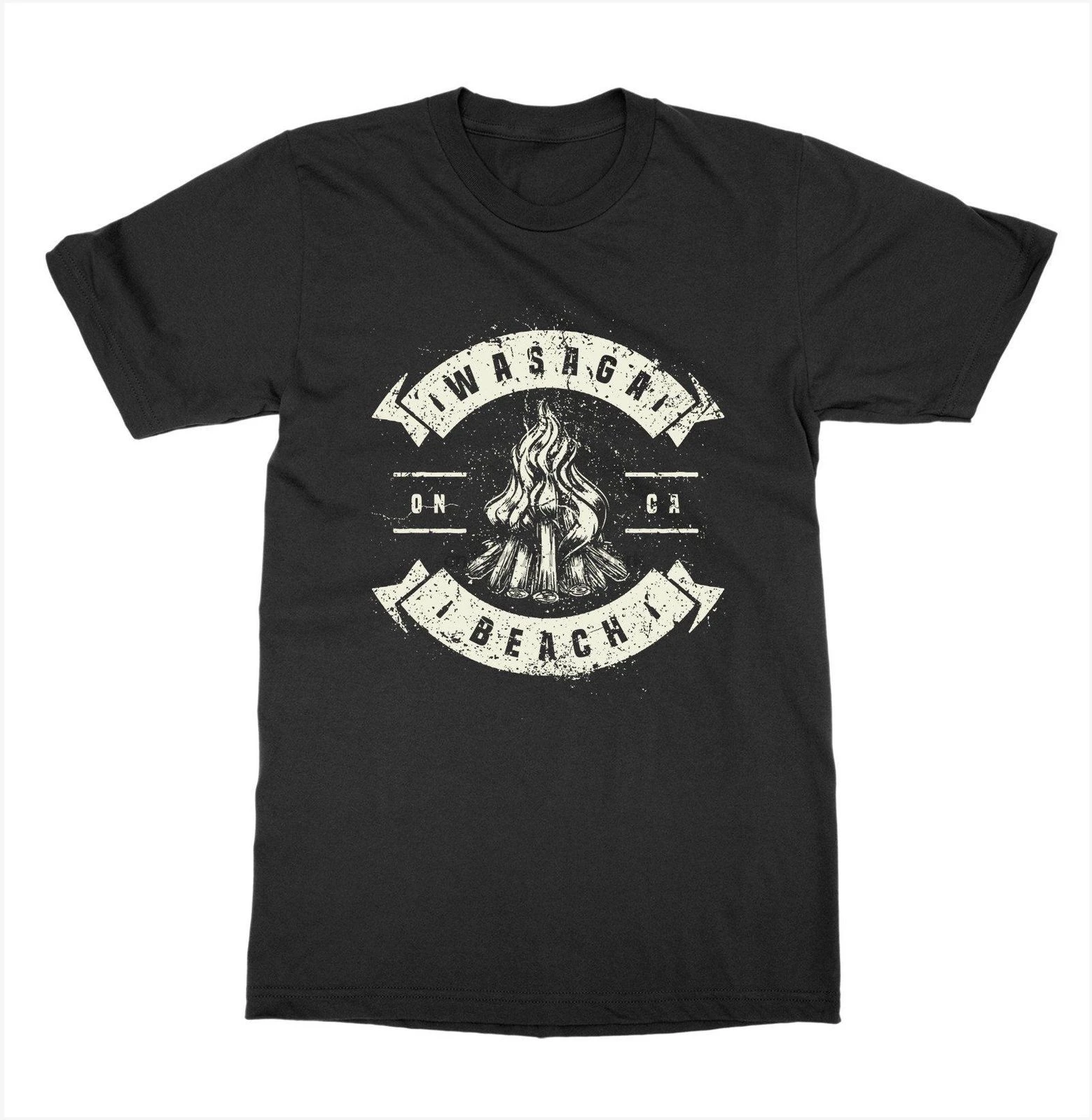 2019 New Men Wasaga Beach Ontario T Shirt Cottage Cabin Canada Vacation