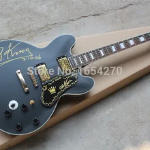 BB-KING сплошной матовый черный электрогитара модели памятные модели гитары 151022