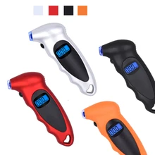 ЖК-дисплей цифровой шинный манометр светодиодный Кнопка воздуха 100 фунтов/кв. дюйм 13,8*5,6*2,8 см аксессуар