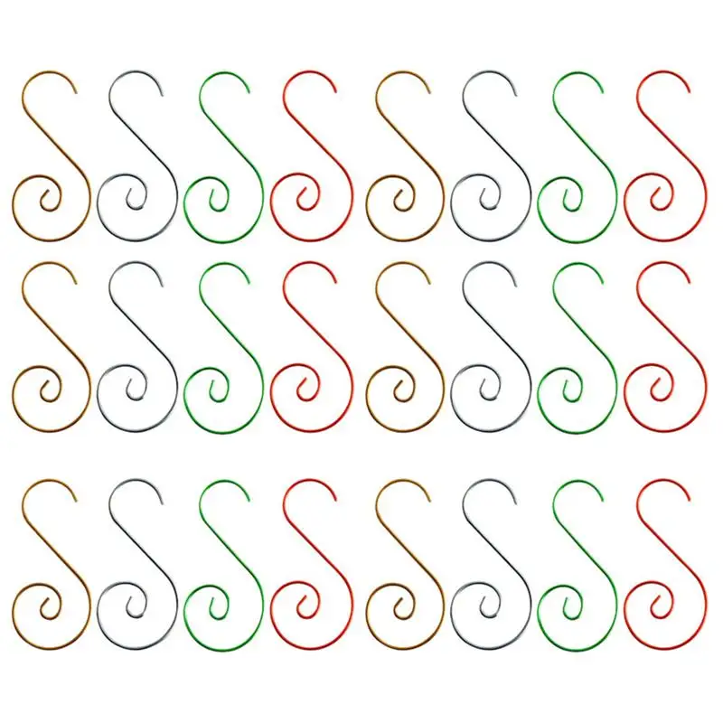 

50Pcs Hook Lightweight Metal Solid Portable Hanging Hook Wreath Hook for Shop Mall