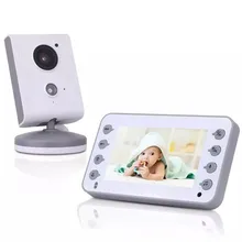 4,3 дюймовый ЖК-беспроводной детский монитор, устройство для ухода за ребенком, двусторонняя камера для разговора, ночное видение, Детская видеокамера для сна