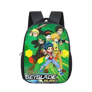 

12inch Cool Beyblade Burst Bag Children School Bag For Boys Cartoon Kids Backpack Games Printing For Kids Mochila