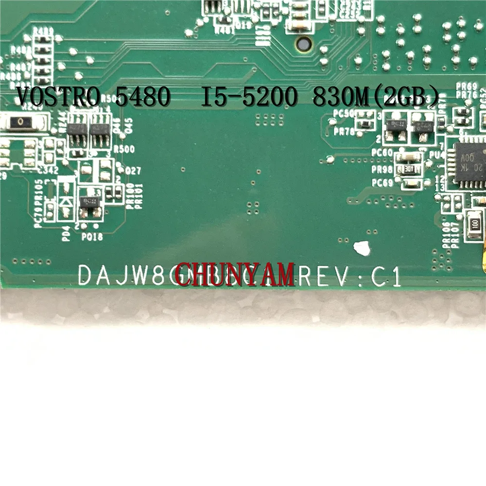 Материнская плата для ноутбука DELL vostro 5480 модель I5 5200U 830M(2G) 5M32N DAJW8GMB8C1 системная 100%