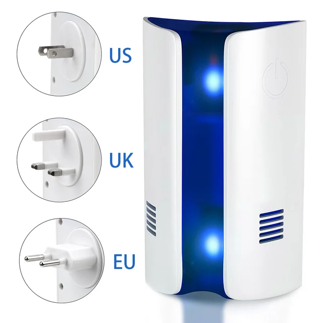 Eu/Usa/Egyesült Királyság Dugó Elektronikus Szúnyogtaszító Rágcsáló Egér Kártevő Kenyér Típusú Ultrahangos Visszaszorító - Image 2