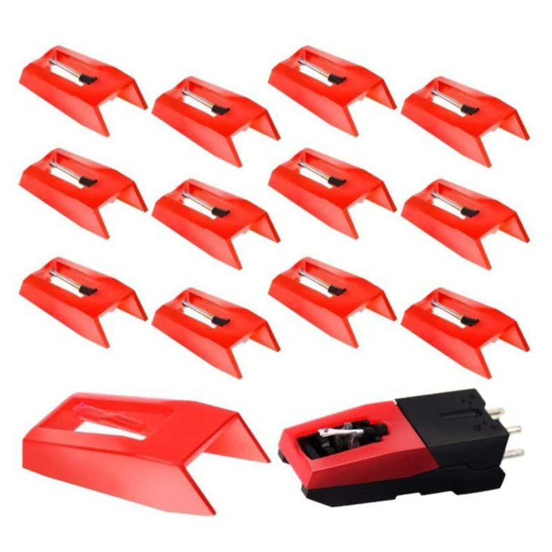 14 Pieces Record Player Needles Replacement Turntable Needles Replacement for LP,Phonograph