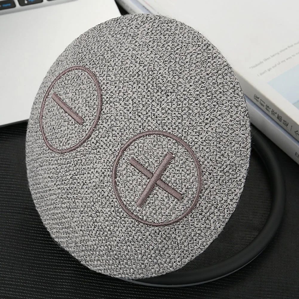 Ретро стиль Lossless Кнопка сенсорный Bluetooth динамик перезаряжаемый HIFI FM Радио стерео сабвуфер Поддержка TF карта Питание от батареи - Цвет: Grey