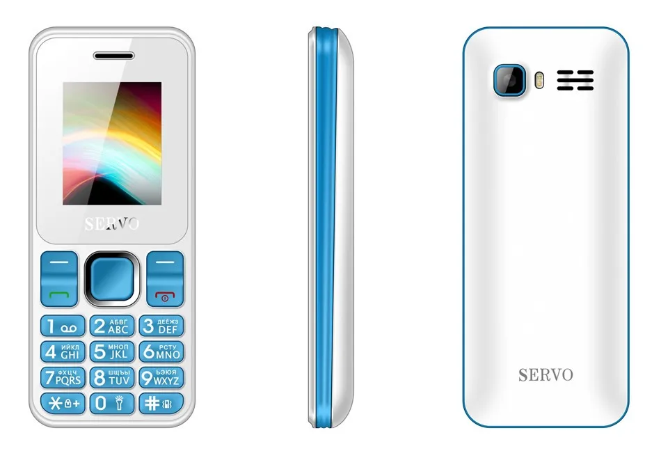 SERVO V8210 телефон с двумя sim-картами 1,77 дюймов GPRS Вибрация FM Bluetooth низкий уровень радиации сотовые телефоны - Цвет: Синий