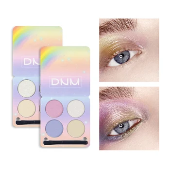 

DNM 4 Colors Gliltter Eyeshadow Palette Matte Eye Shadow Makeup Pallete Shimmer Shine Nude Make Up Eye Cosmetics TSLM2