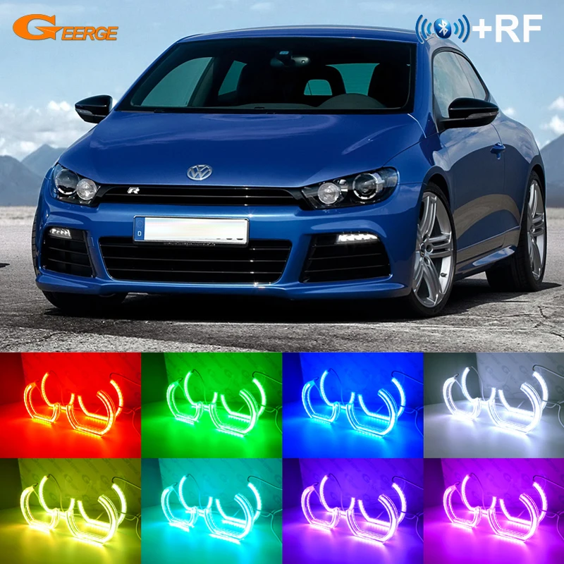 Для Volkswagen VW Scirocco III MK3 2008-2013 RF Remote BT App DTM M4 Стиль Многоцветный ультра яркий RGB