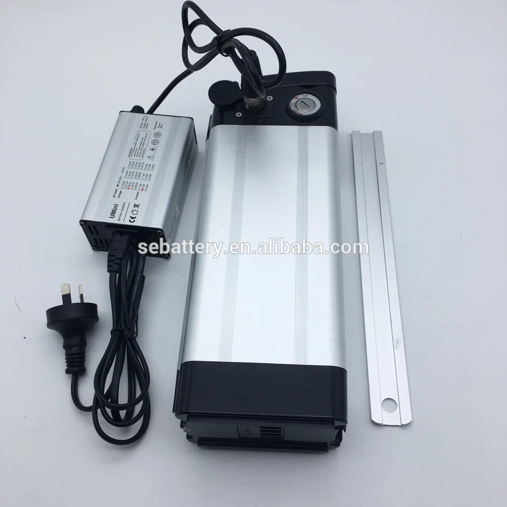 

75*110*310mm small sliver fish 24v battery pack with case and charger