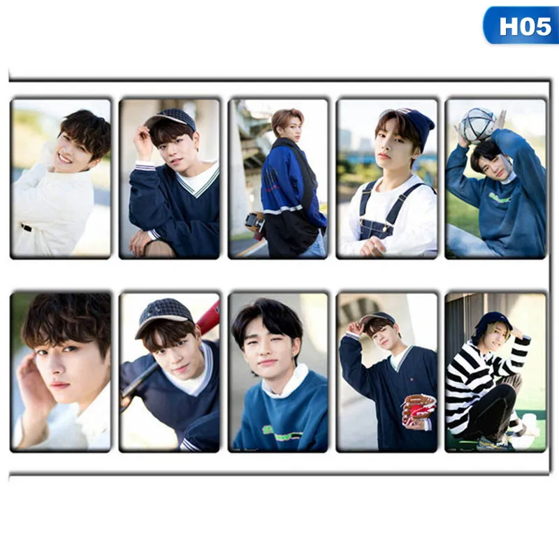 10 шт./компл. KPOP бродячие Детские ломо карты фотокарточки наклейки постеры