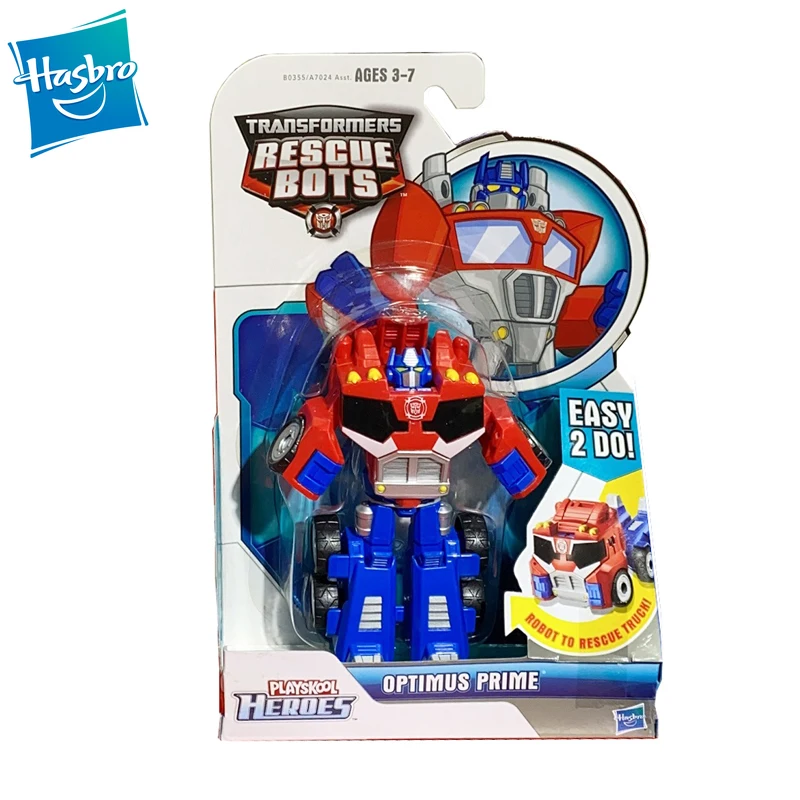 Hasbro трансформеры спасательные боты B0355 Оптимус Прайм фигурка модель игрушка для