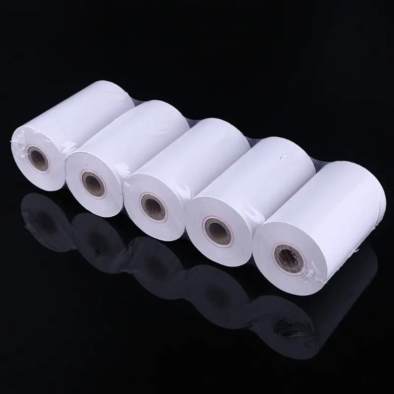 

80x50mm 3 1/8" x 70' Thermal Paper 5 Rolls for POS Cash Register Receipt Paper for POS Thermal Printer