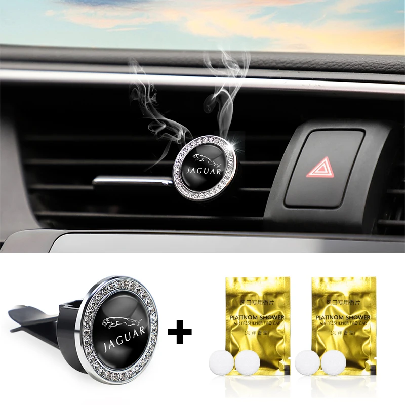1Set Car Vent Perfume Aroma Diffuser Aromatherapy Clip For Jaguar XF XJ XFR XKR S-Type F-Type X-Type F-Pace I-Pace E-Pace XJR XE |