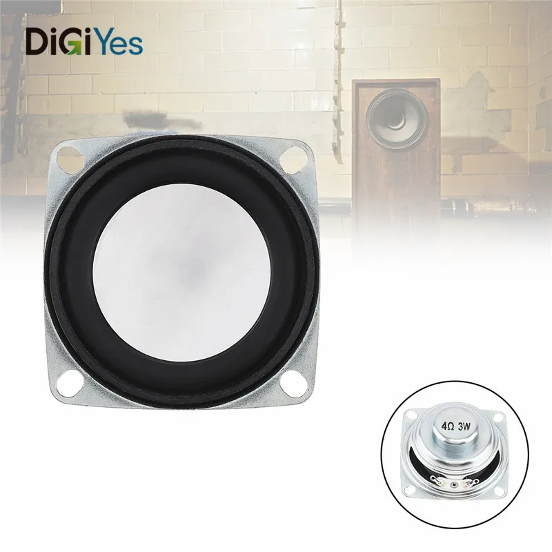 

3W Dome Portable Tweeter Speaker Unit Bass Low Frequency DIY Soundbox Loudspeaker for Amplification / Monitoring / Home Theater