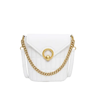 

Advanced sense Chain Handbag bucket small bag women's bag new 2020 fashionable texture messenger bag foreign style shoulder bag