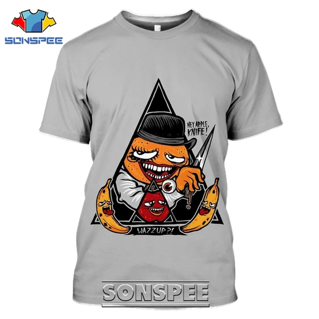 SONSPEE 3D Print A Clockwork Orange T-shirts Men Women Casual Hip Hop Short Sleeve Streetwear Classic Movie Tees Tops Shirt