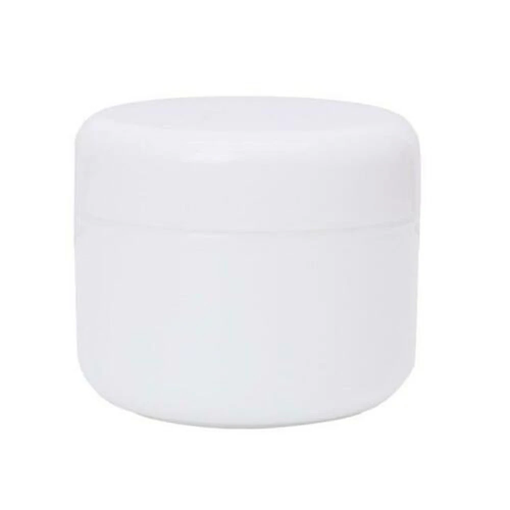 50g-white 1 шт 10 г/20 г многоразовые бутылки пластиковые пустые банки для макияжа дорожный крем для лица/лосьон/косметический контейнер аксессуары для путешествий - Цвет: 50g-white