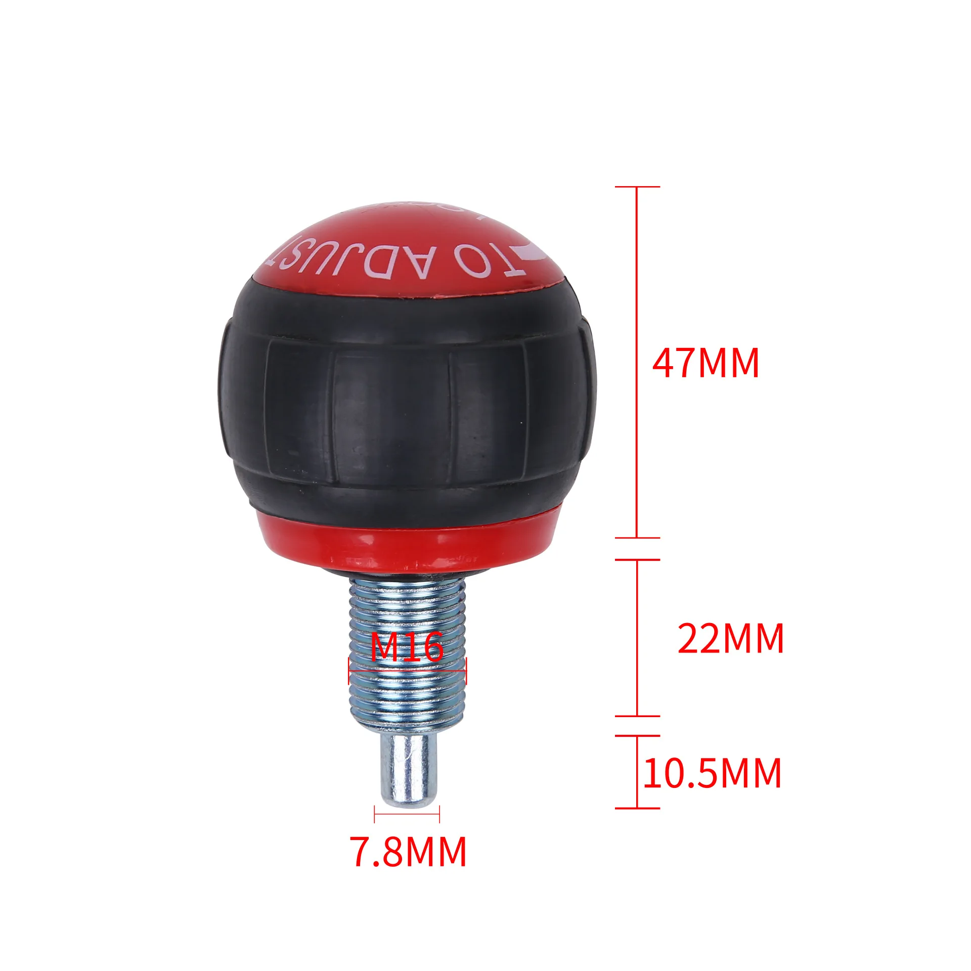 Gym Accessories Fitness Car Sports Bike Pull Pin M16 Thread Diameter 16mm Spring Knob Adjusting Gear Fixed Position Bayonet Lock Gym Accessories Fitness Car Sports Bike Pull Pin M16 Thread Diameter 16mm Spring Knob Adjusting Gear Fixed Position Bayonet Lock