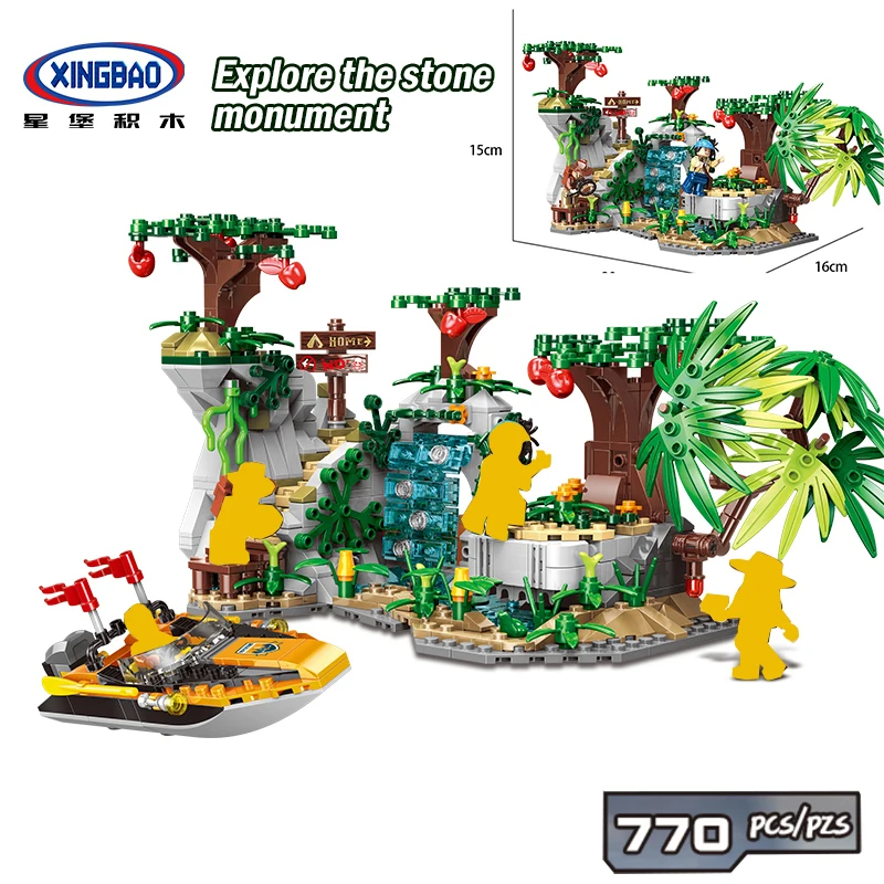 

Jungle City Aircraft Creator MOC Tree House Building Blocks Bricks Toys for children boys girls Christmas Gift