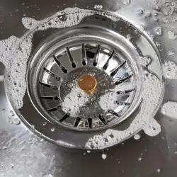 Stainless Steel Sink Strainer Stopper Sewer Outfall Strainer Shower Drain Hole Filtre Bathroom Hair Catcher Kitchen Supplies